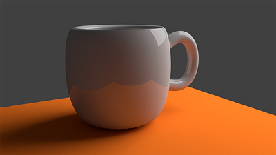 Cup | Blender 3D 3d 3d art 3d artist blend blender blender 3d blender3d blender3dart colour cup design glass minimal minimalist orange tea tea cup white