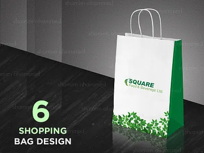 Fresh Shoping Bag Design advertise corporate creative design food panda illustration modern mr noodles pran shoping ba square