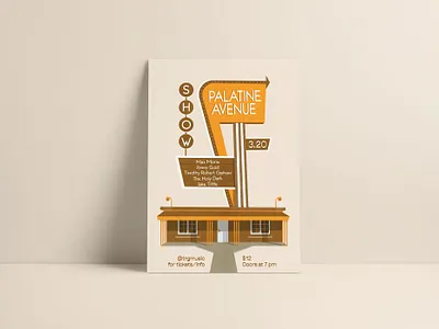 House Show Poster 11x17 design illustration illustrator poster posterdesign tabloid texture vector