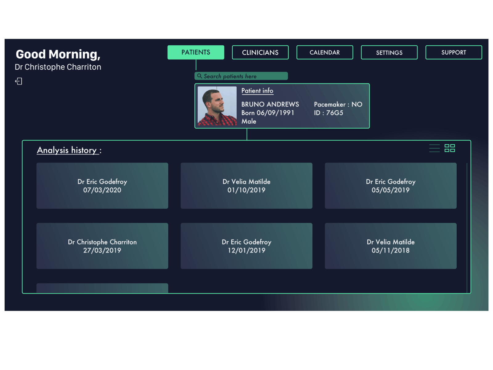 Medical Dashboard Animation principleapp sketchapp ui