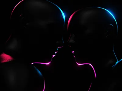 Together 3d 3d art 3d artist blender blender 3d blender3d blender3dart blendercycles blue cold dark love man red relationship relationships render rendered warm woman