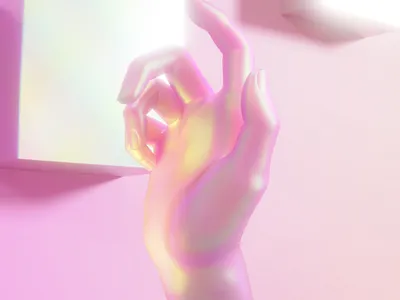 Heal 3d 3d art 3d artist beautiful blend blender blender 3d blender3d blender3dart blendercycles cute feminine glowing hand heal pearl pink render rendered renders