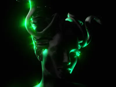 Medusa 3d 3d art 3d artist blender blender 3d blender3d blender3dart blendercycles dark female greek greek god greek mythology green medusa mythological mythology render renders woman