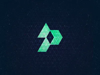 P3 30daychallenge 36daysoftype aletteraday algeria blue design isometric logo monogram typogaphy