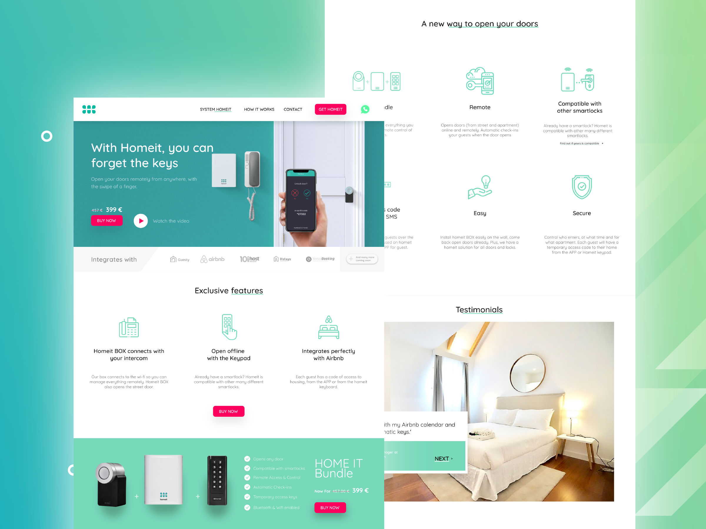 Example of Responsive UI/UX Web Design