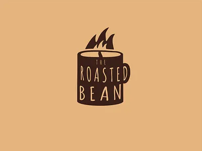 The Roasted Bean brand design brand designer branding coffee coffeeshop dailylogo dailylogochallenge design graphic design graphic designer identity identity design logo logo design