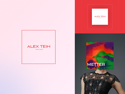 Alex Teih #1 (logo + identity) brand brand design brand identity branding branding design clothes clothing design dress fashion fashion brand fashion design identity identity design liquid logo logodesign logotype matid teih