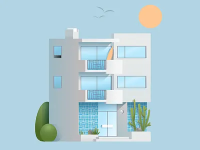 The Cali architectural architecture architecture design beach building building design california home house midcentury