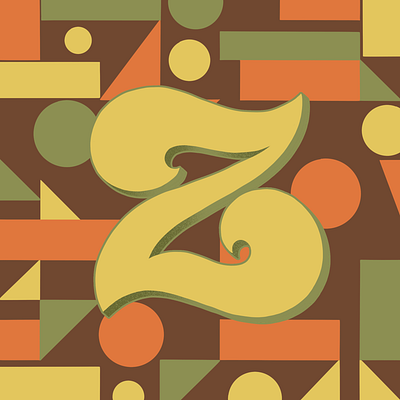 36 Days of Type Z 36daysoftype 36daysoftype07 70sdesign 70sscript graphic designer hand drawn type hand lettering illustration illustrator lettering script lettering typography