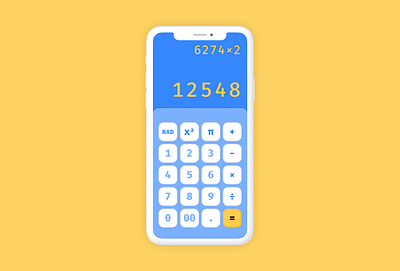 DailyUI #4 - Calculator ui