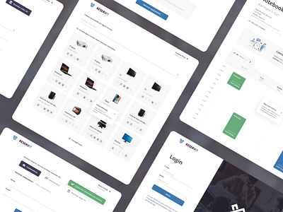 Reservit app design interaction design reservation school tool ui uidesign ux uxdesign web