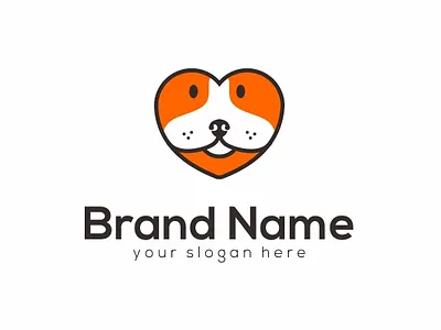 Dog Love Logo animal animallogo animalpet dog logo logo pet petlogo vet