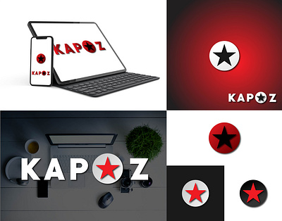 KAPOZ logo brand branding design illustration logo