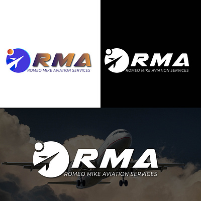 RMA Aviation Services Logo brand branding design logo