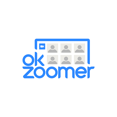 OK Zoomer badge boomer branding branding design design icon illustration logo logo design ok boomer ok zoomer typography vector zoom zoomer