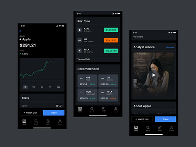 Cent app app design apple clean dark app dark mode dark theme dark ui design finance interface minimal minimalism minimalist product ui user experience user interface userinterface ux