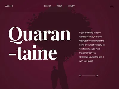 Quarantaine Banner banner banner design graphics typography ui design visual design