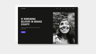 HighStandards Website-Desktop View branding clean dispensary marijuana mobile design responsive design responsive website simple design typogaphy ui ux vector webflow