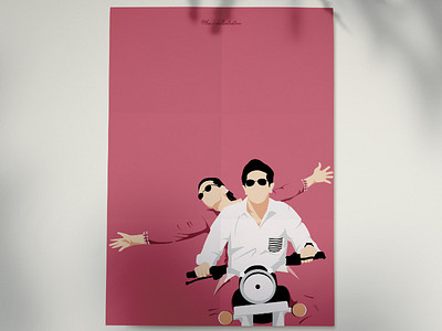 Ok Kanmani Tribute Poster boy illustration character illustration city illustration couple illustration design flat illustration girl illustration happy illustration illustration love illustration ok kanmani ok kanmani the chillustrators