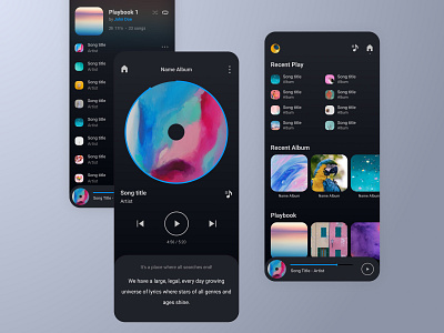 Goodvibe Music App (Visual) app design branding figma illustration music ui ui design ux ux design visual design