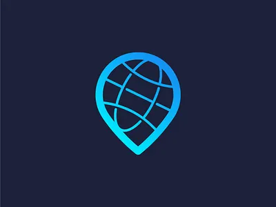 Global to Local baloon local location logodesign minimalist