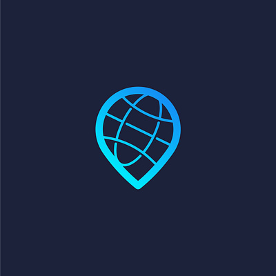 Global to Local baloon local location logodesign minimalist