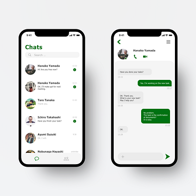 Message App adobexd interface mobile app mobile design ui uidesign uiux