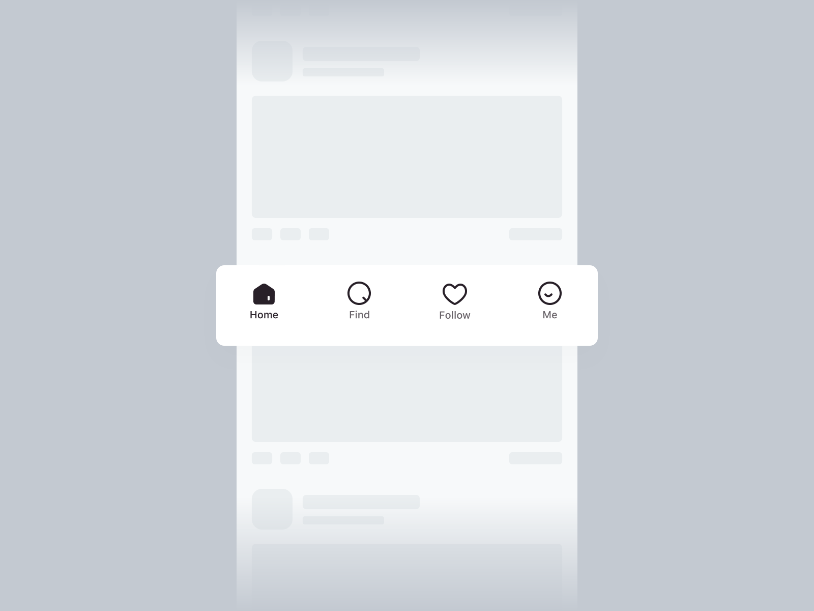 Tab Bar Animation animation app bar black branding card design dribbble icon tab tabs ui ux web