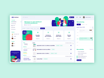 Dashboard children activities activity app app concept child children design dribbble ui uidesign ux web website