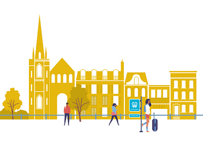 City design flat illustration