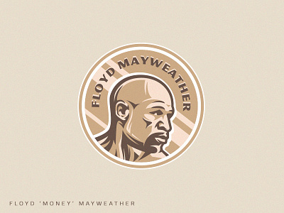 Champion athlete boxing design fighter fitness floyd floyd mayweather gold illustration logo mascot mayweather medal mma money muscle sport sportsman team vector