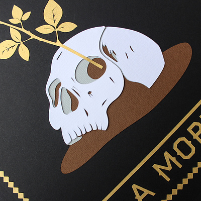 Death XIII artwork death design illustration paper paper art photo skull tarot tarot card
