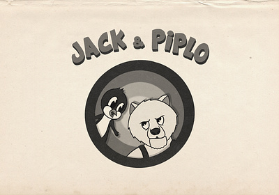 Jack & Piplo 1930s cartoon cartoon character character illustration logo retro retro logo vintage vintage logo