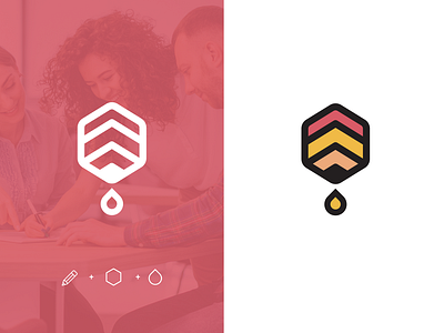 Beehive Logo beehive branding design education education website flat icon illustration illustrator minimal