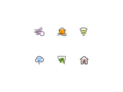 Weather Icons daily ui icon icon design icon designer icon designs icon set iconography icons modern simple icon simple icons ui ux weather weather forecast weather icons