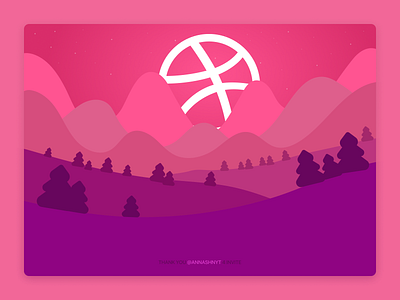 Hello, dribbble! app dribbbble invite thanks webdesign