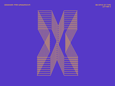 36 Days of Type — Letter X 36days x 36daysoftype 36daysoftype07 challenge design type typedesign typography
