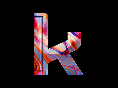 36 Days of Type K 36days 36daysoftype 36daysoftype07 graphic graphicdesign graphics k letter letter letter k lettering letters photoshop style styles text style text styles type typeface typo typography