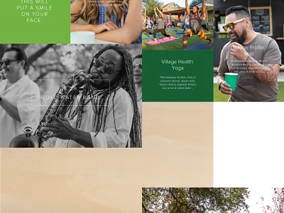 Community Dashboard dashboard dashboard design dashboard ui events green health playlists profiles tiles web website