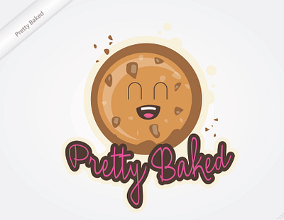 PrettyBaked design illustrator logo vector
