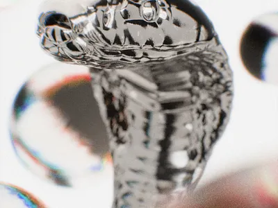 Acceptance 3d 3d art 3d artist animal animals blender blender 3d blender3d blender3dart blendercycles chromatic chrome metal metallic render renders shiny silver snake snakes