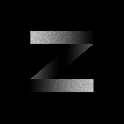 Z 36 days of type black white challenge fontface letter minimal noise typeface typography z