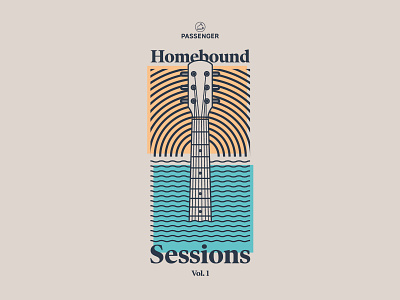 Homebound Sessions clean design flat illustration illustrator minimal simple typography vector web