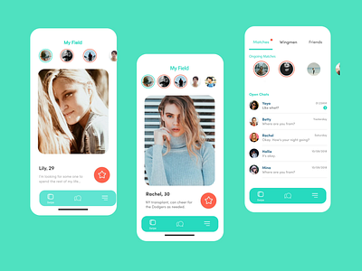 Date My Friend animation app branding comunity dater design ui ux