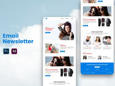 Email Newsletter Design branding business design email design email marketing email newsletter email template gmail landing page design mobile app design mobile design ui ui design user interface ux web design web design agency web development website