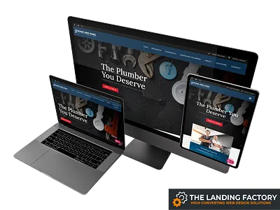 Homepage template design for plumbers / plumbing blue company elementor home service homepage homepage design homepagedesign landing page landing page concept landing page design landing page template page builder page layout plumber plumbing responsive responsive design template web design website