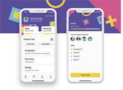 School app bhsad bhsadmad figma iambritankastudent mad6 ui ux