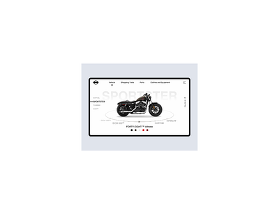 Motorcycle website black clean design motorcycle social type typography ui ux web website white