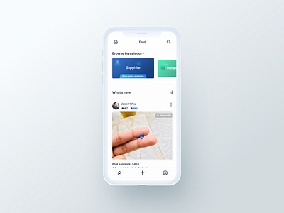 Home design discovery feed home landing post product product design ui ux