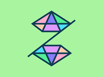 36 Days of Type / Z 36daysoftype challenge colours diamond font graphic design letter lettering logo logotype rainbow symmetry type typography vector werock